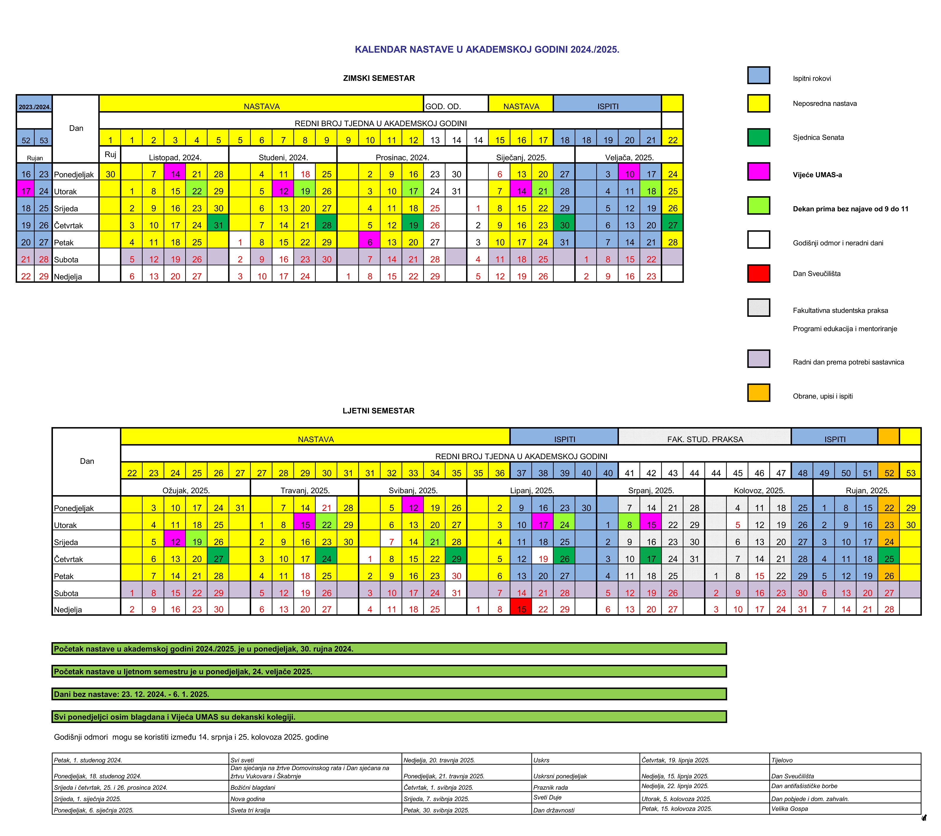 Kalendar nastave 2024_2025_UMAS_V2_6